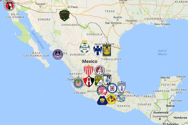 Qué equipos de fútbol de la Liga Mx tiene cada estado del país? - Líder  Empresarial